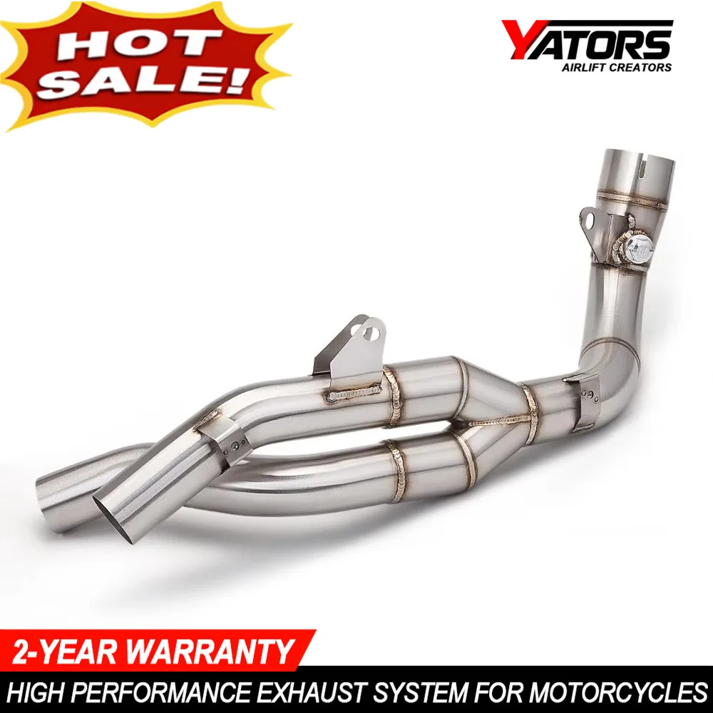 Motorcycle Exhaust Mid Pipe for R1 YZF-R1 YZF R1 2007-2008 Motorbike Exhaust System Parts Original Connection Tube Moto Escape