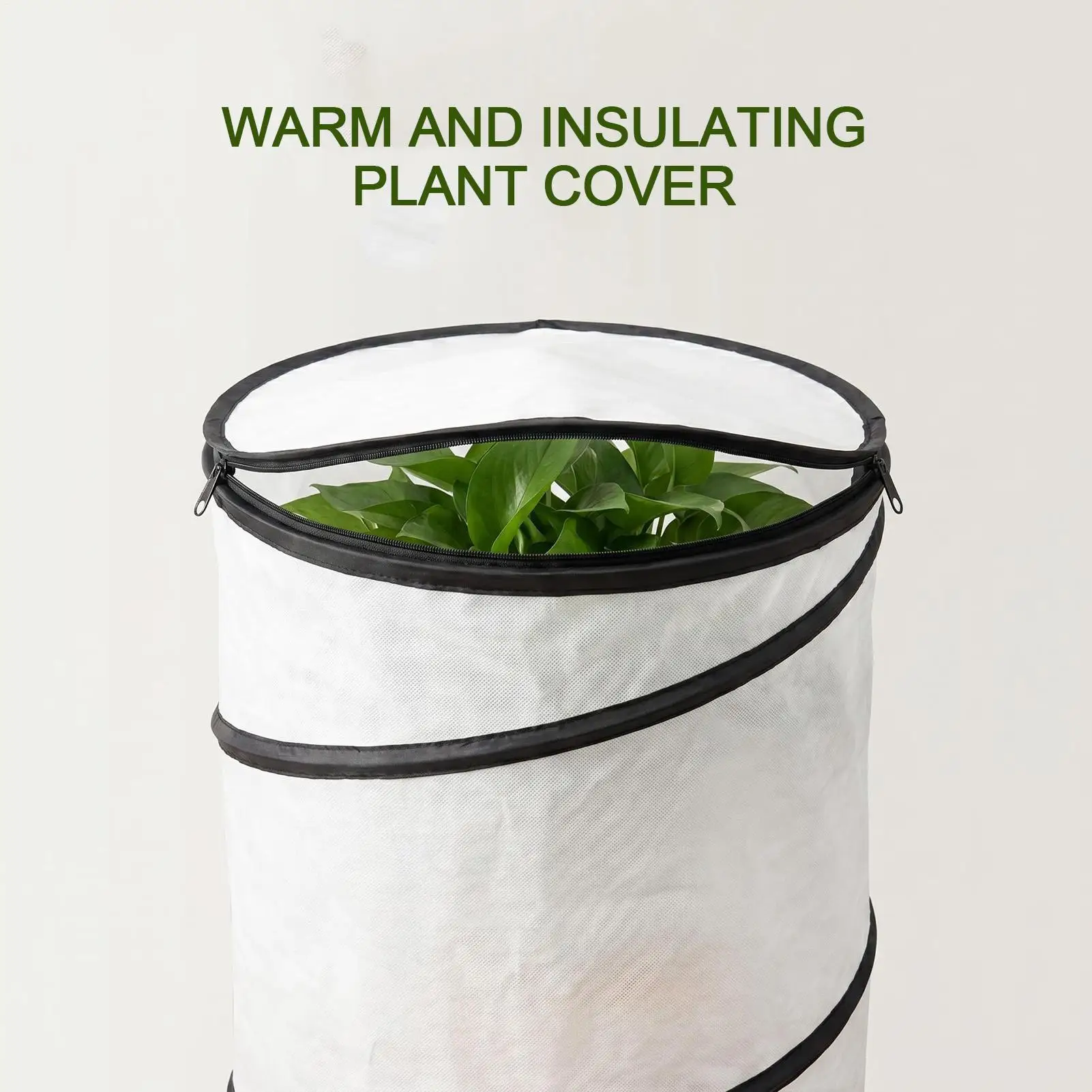 Plant Freeze Protection Cover Plant Foldable Cylindrical Winter Thermal Cover Garden Bed Freeze Protection For Outdoor