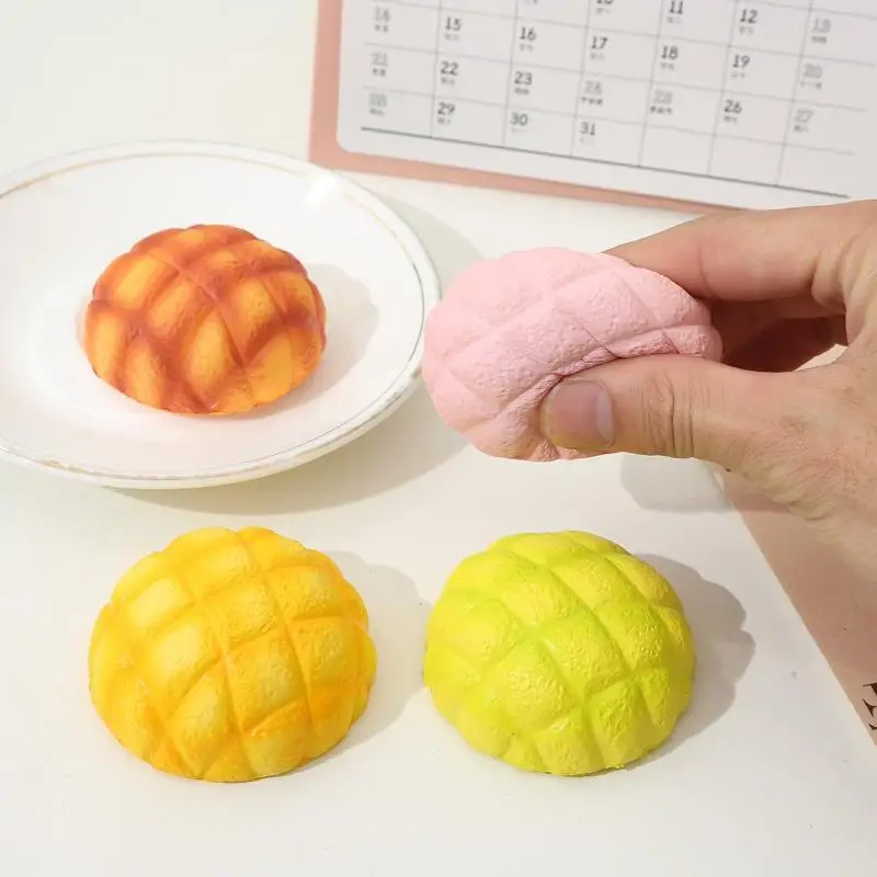 Cute Slow Rising Pineapple Bun Stress Relief Squeeze Fidget Toy Decompression Anxiety Relief For Adults Gift
