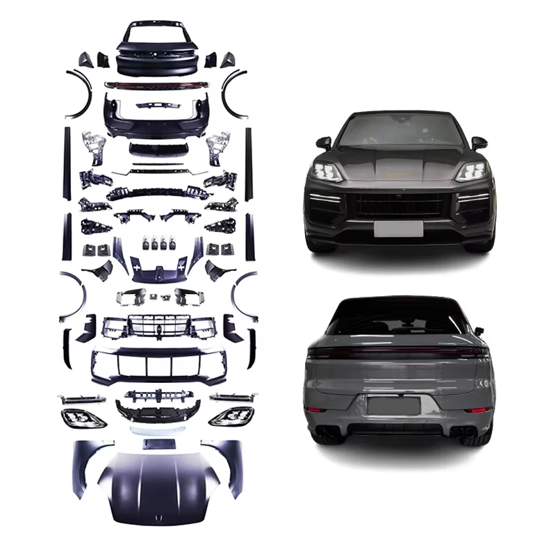 Car Modification Upgrade 2025 Turbo GT Body Kit Front Bumper Headlights for Porsche 2018-2023
