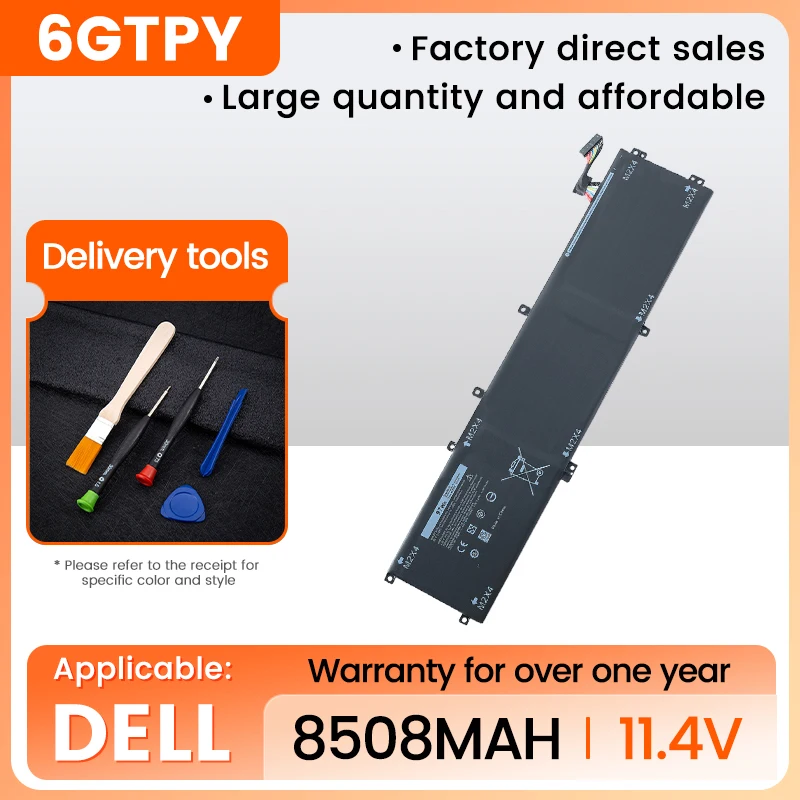 Imagem -01 - Bateria do Portátil para Dell Xps 15 9570 9560 7590 Precisão Série 5520 5530 gb bateria do portatil para dell xps 15 9570 9560 7590 precisao serie 5520 5530 gb 01
