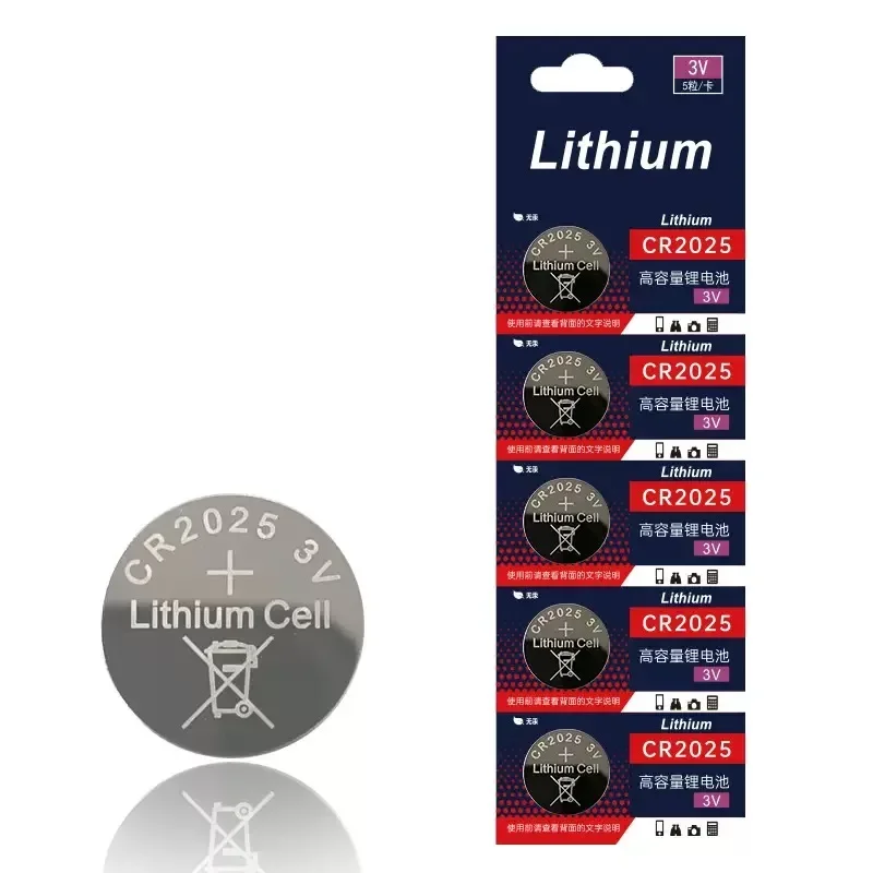2-100PCS CR2025 3V Lithium Button Cell Battery BR2025 DL2025 LM2025 ECR2025 Coin Cells Batteries For Watch Remote Key Toy