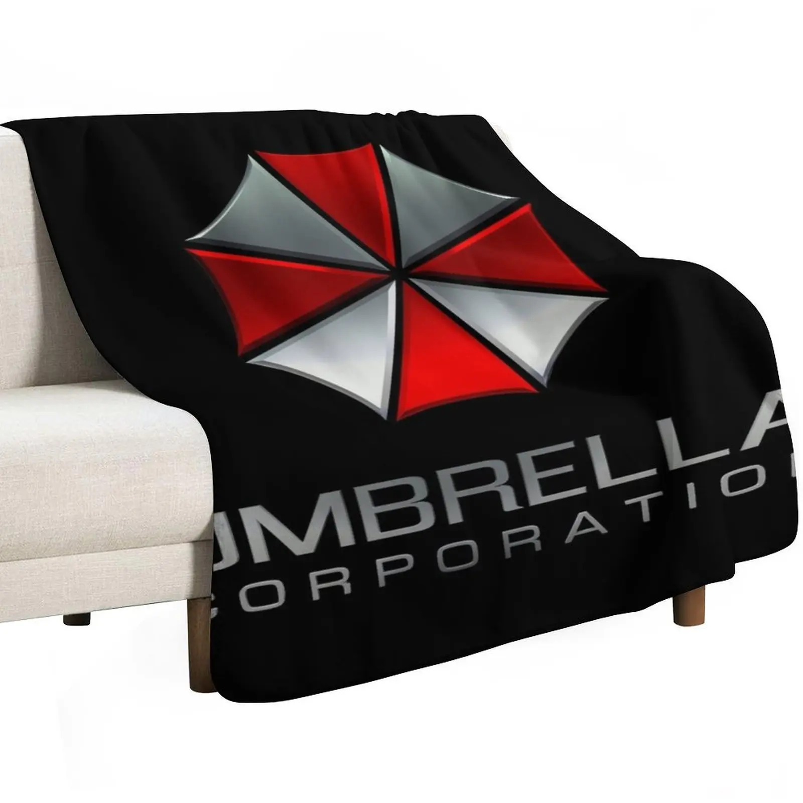 Umbrella Corp. Executive Grade Throw Blanket Luxury Soft Plaid Stuffeds wednesday Plaid Blankets