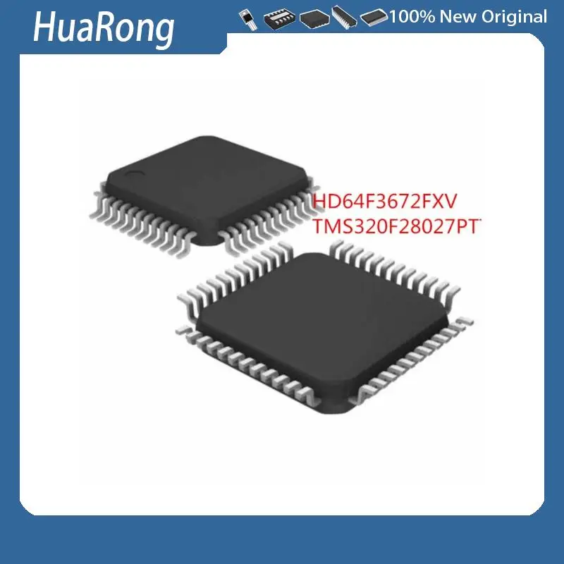 2PCS/LOT    HD64F3672FXV   HD 64F3672FXV    H8-3672   HB-3672     HD64F3672-FXV    TMS320F28027PTT   TMS320F28027 PTT      QFP48