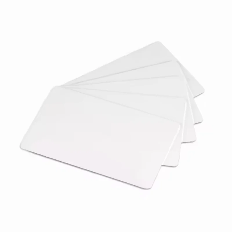 

100pcs CR80 standard size printable plastic blank card PVC white card