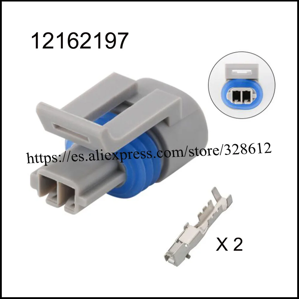 100set 12162197/12162193 auto female connector terminal 2 Pin female wire connector Plug 12124076 12165287 12059595 12110293