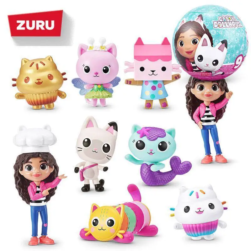 

Новинка 2026: Хит продаж ZURU – 5x Surprise Egg Ball: Кукольный домик Габи, миниатюрная имитационная игрушка, милый подарок для девочек