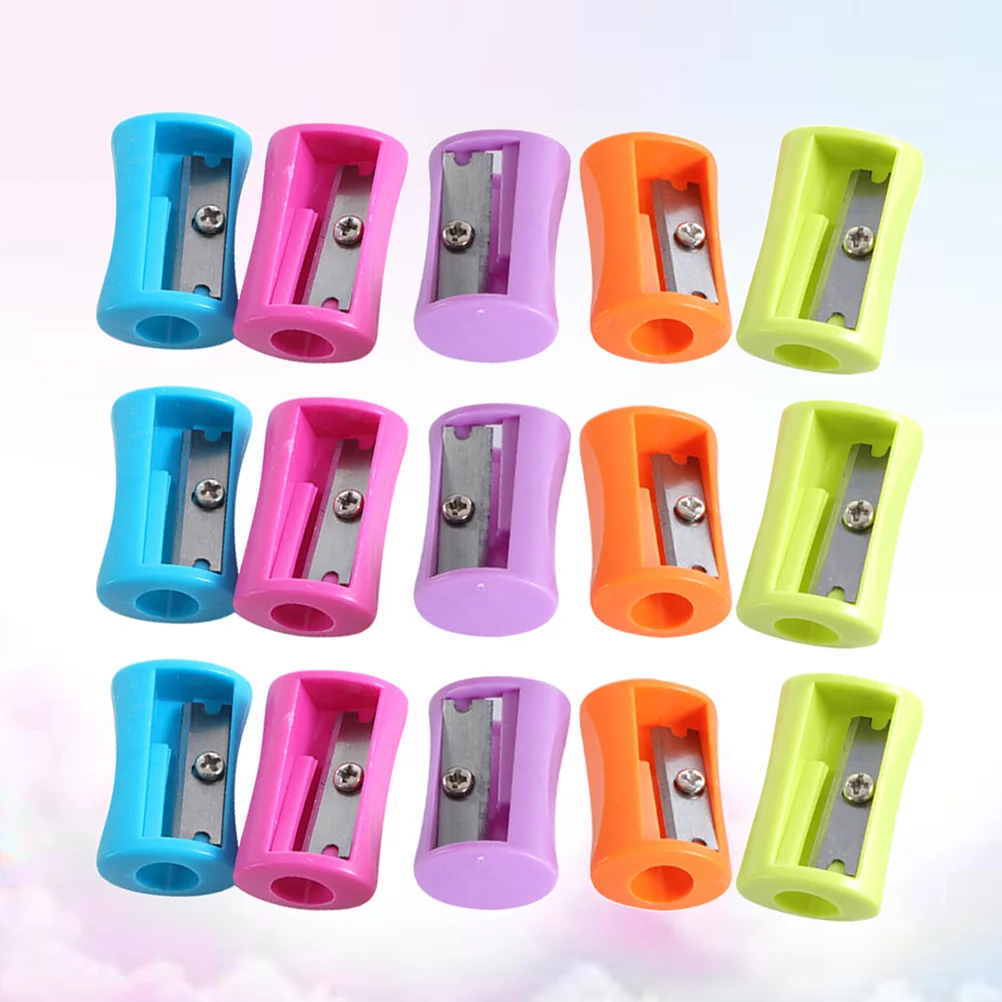 

50pcs Creative Waist Design Sharpener Pencil Sharpener Handheld Sharpener Students Stationery Supplies for Kids Children (Random