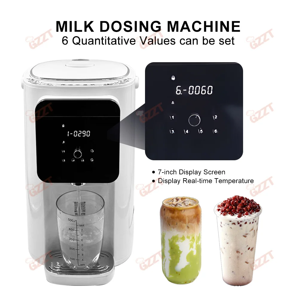 5L Commercial Automatic Bubble Tea Fructose Dispenser Sugar Fructose Milk Tea Juice Quantitative Machine Fructose Syrup Machine 5