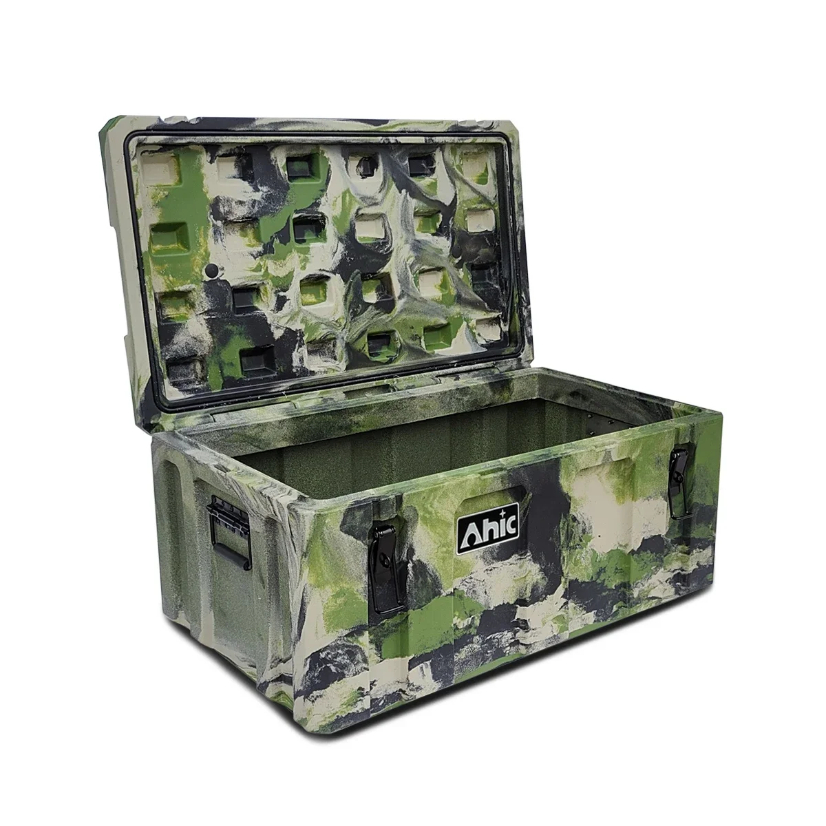 Strong Heavy Duty Plastic Camouflage Color Tool Box Fashion Design for Equipment Storage or Cargo Case OEM/ODM Customizable