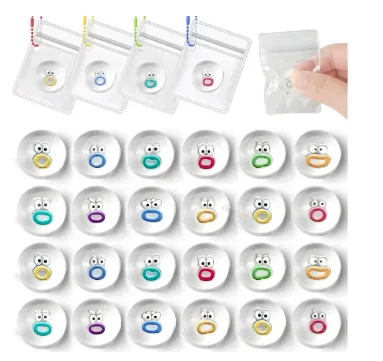 Clear Mini TPR Squeeze Fidget Toy, Transparent Squishy Stress Relief Toy, DIY Expression Squeezer For Desktop Pocket Decor