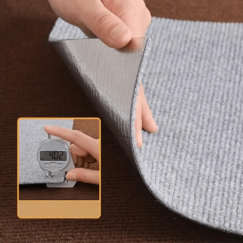 10pcs 30x30cm Self Adhesive Carpet Bedroom Living Room Splicing Block Fully Laid Commercial Floor Mat Anti Slip Decoration