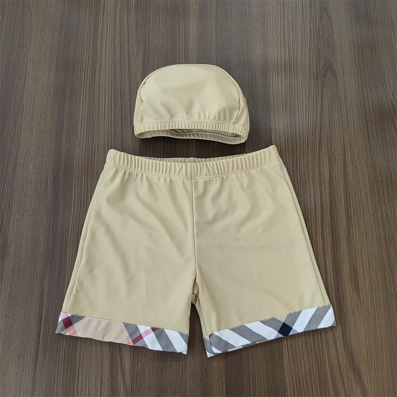 

Новинка 2025 года, шорты для плавания для мальчиков, детские пляжные шорты цвета хаки, плавки для мальчиков, элитные мягкие детские плавки, заводская цена