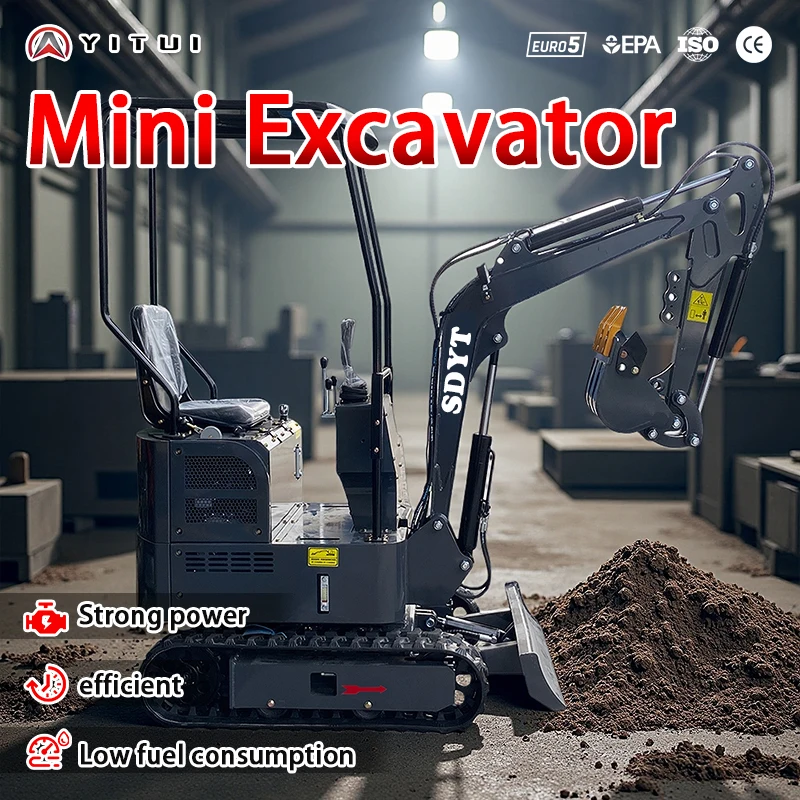 تسليم سريع حفارة صغيرة مخصصة 1.5 1.8 طن محرك المسار حفارة صغيرة كفاءة عالية وسهلة التشغيل