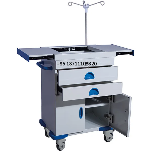 

SIN-FET07Health Medical Equipment Hospital ABS Clinical Storage Trolley