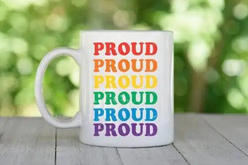 Pride Lgbt Proud 11oz Mug Tea Coffee Gifts For Everyone Cup Personalised Mug