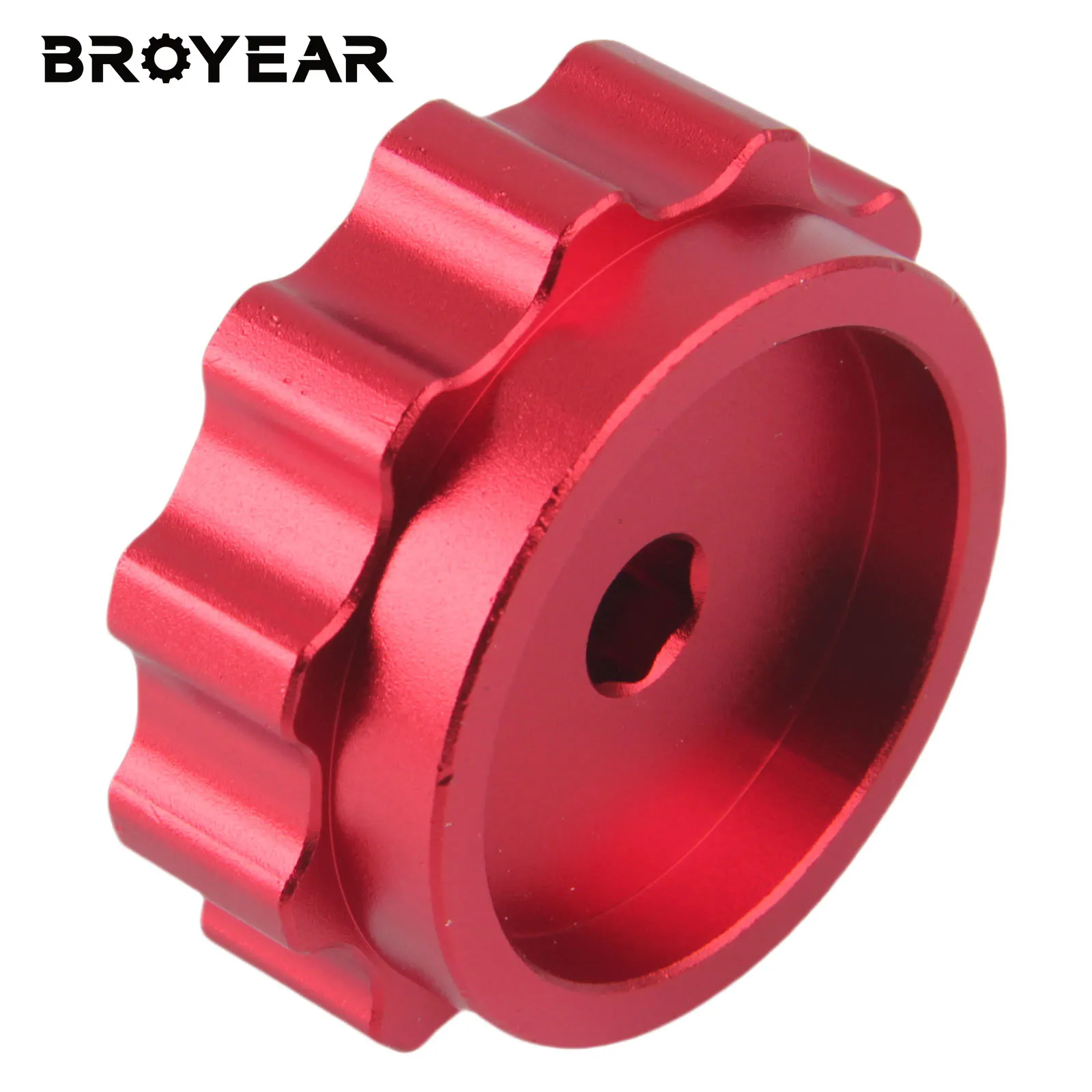 Broyear High Quality For Dodge Ram 1500 2013-2018 Auto Trans Shift Lever Knob Accessories Upgrade Aluminum Material Red view 6