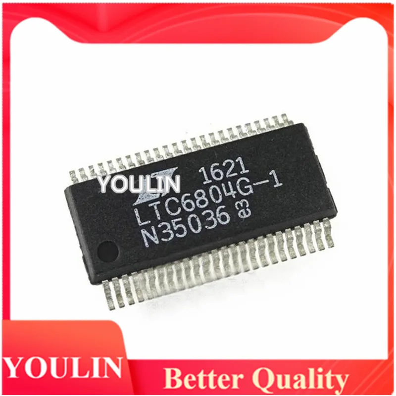 5pcs New original LTC6804G-1 battery pack monitor IC chip with SSOP48 multiple batteries