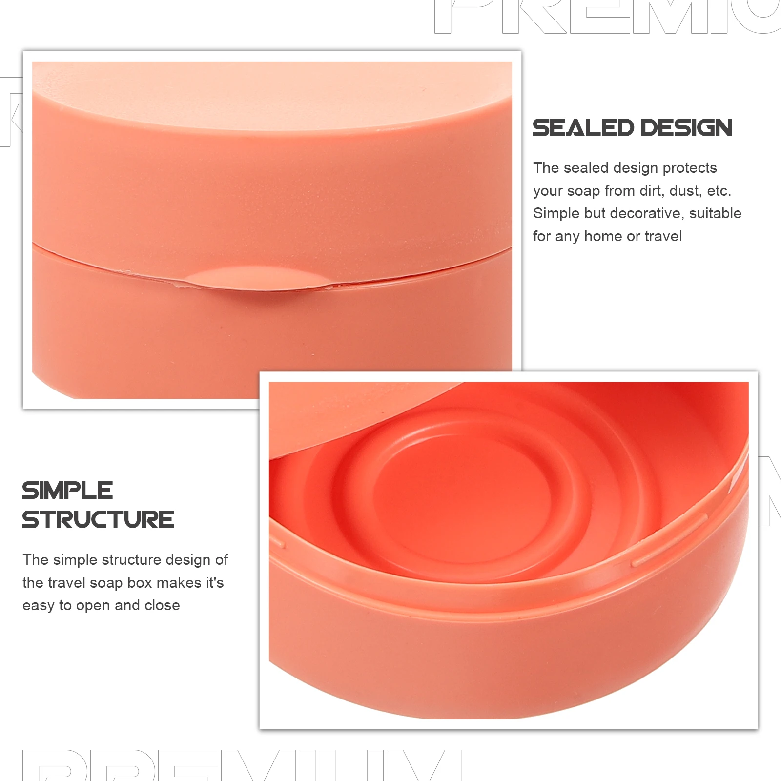 

Travel Box Portable Container Leakproof Soap Dish Holder For Bathroom Balcony Wardrobe Soap Storage Holder For