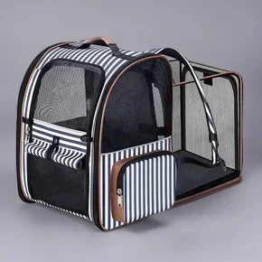 Expandable Pet Carrier Backpack For Small Cats And Dogs Airline Approved Foldable Dog Carrier With Comfortable Inner Padding