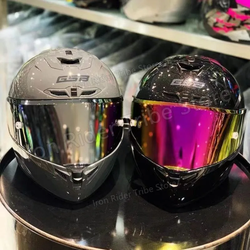 NEW GSB Rally Motorcycle Helmet Off-Road Men Long-distance Riding Sunscreen Ventilation Four Seasons Casco Moto Universal