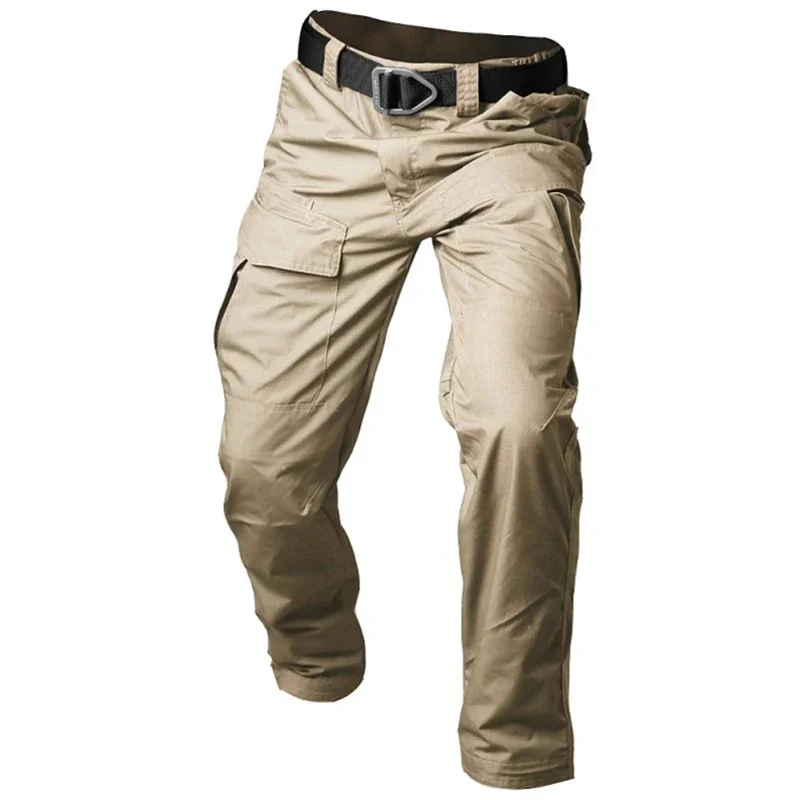 

2024 City Tactical Cargo Pants Men Combat SWAT Army Military Cotton Multi-pocket Stretch Flexible Man Casual Trousers