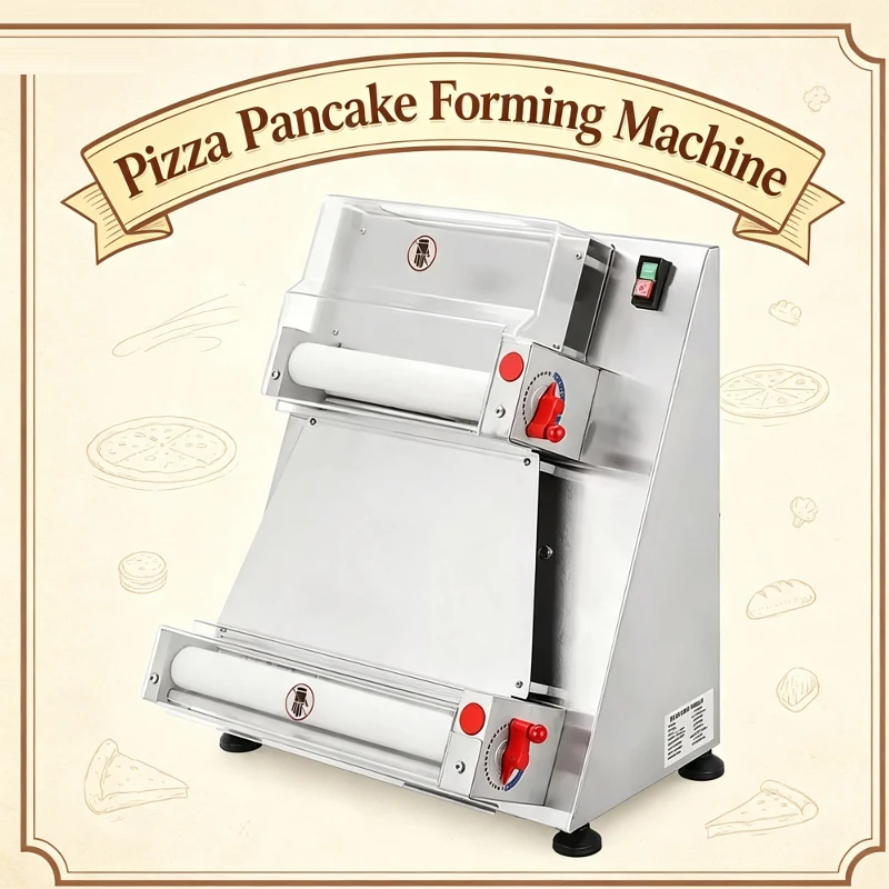 Electric Pizza Dough Roller Tablet Pressing Machine Fully Automatic Desktop Corn Pancake Pressing And Forming Machine