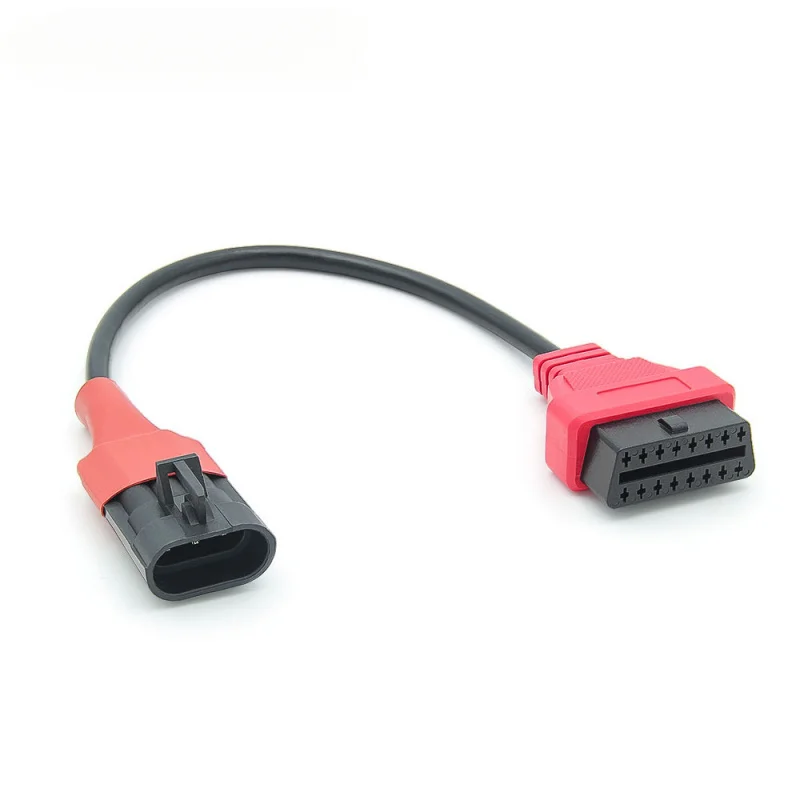 10 pieces 3 Pin Motorcycle OBD Diagnostic Cable