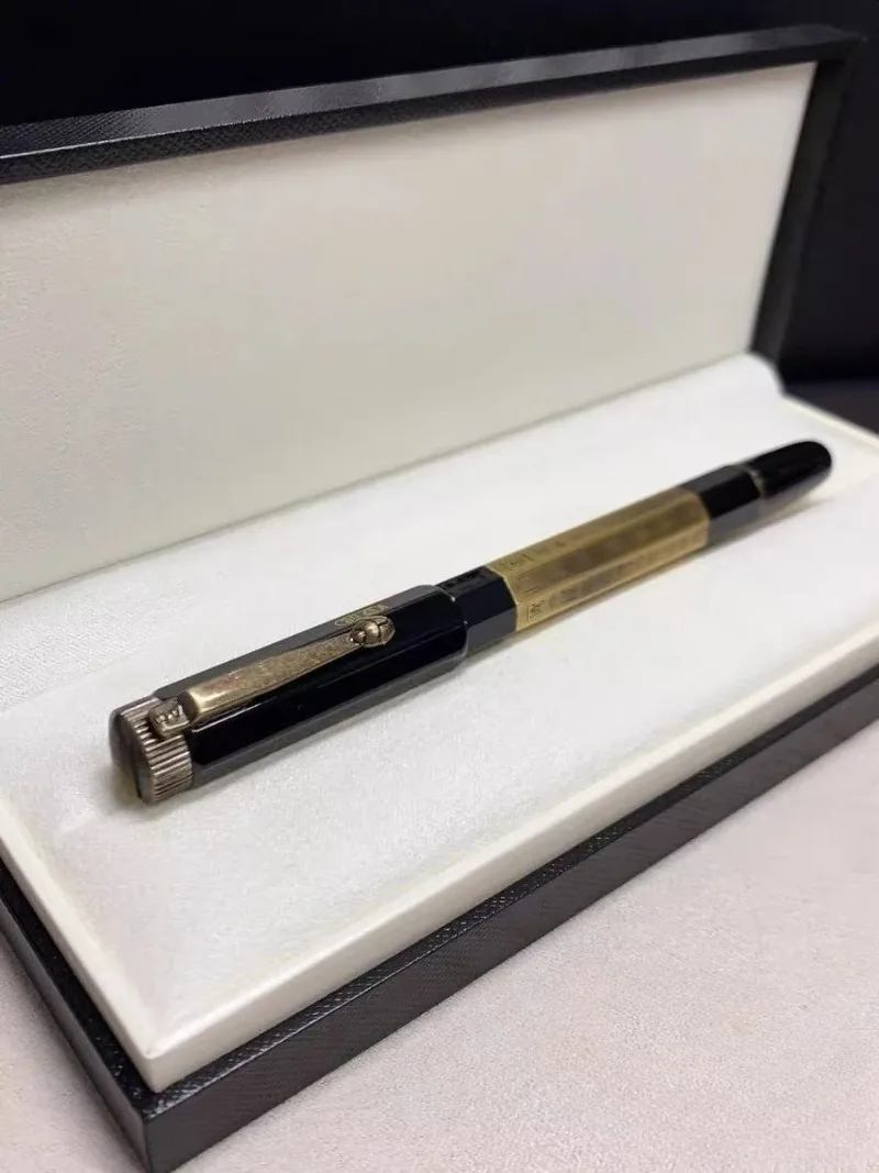 2026 M Brand Retro Scale Pattern Business Rollerball Pen, Multi-Color Luxury Collection Office Gift Pen( No Pen Box Included)