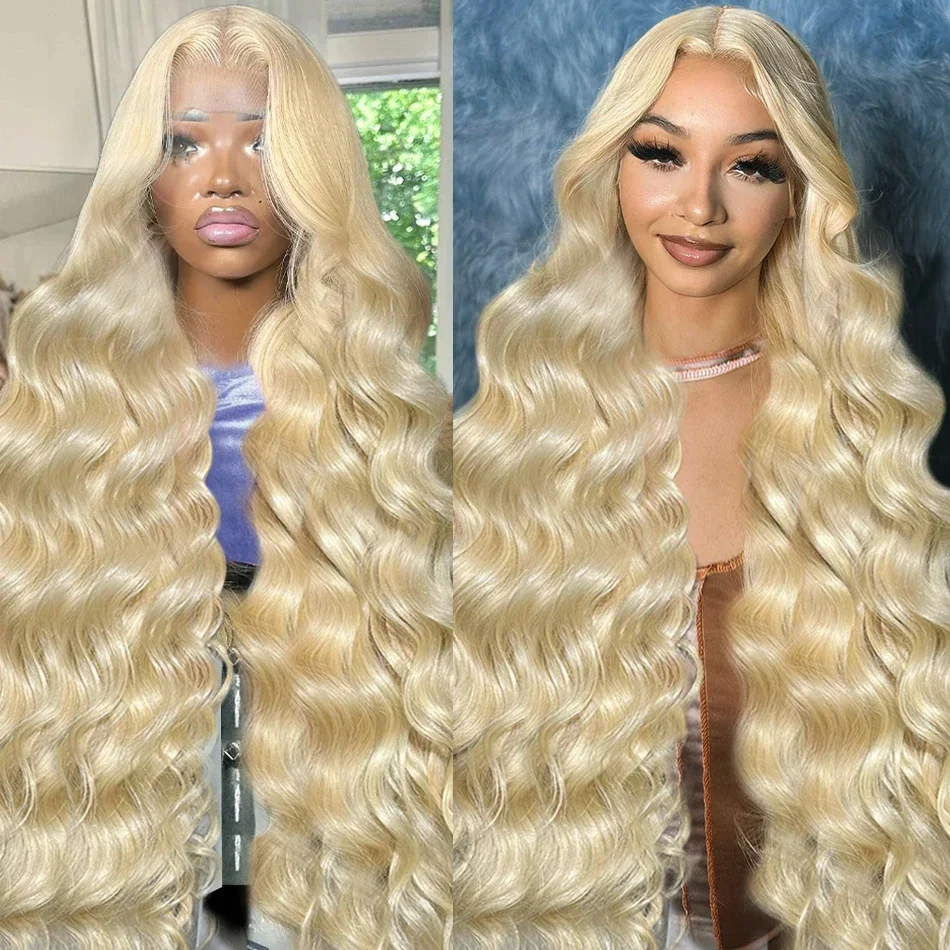 

Ombre Blonde 613 Hd Lace Frontal Wig 13x6 Brazilian Body Wave Lace Front Wig Human Hair Preplucked Full Lace Wig for Black Women