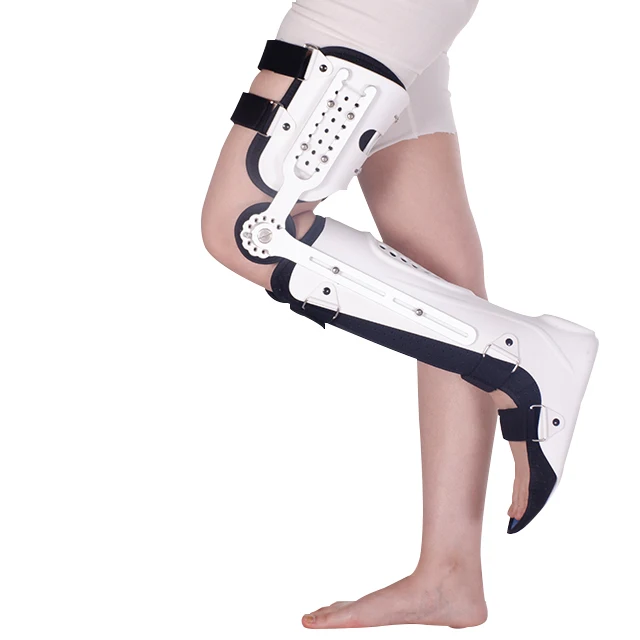 Adjustable Knee Joint Support Articular Lower Limb Fixation Ankle Foot Orthosis Brace