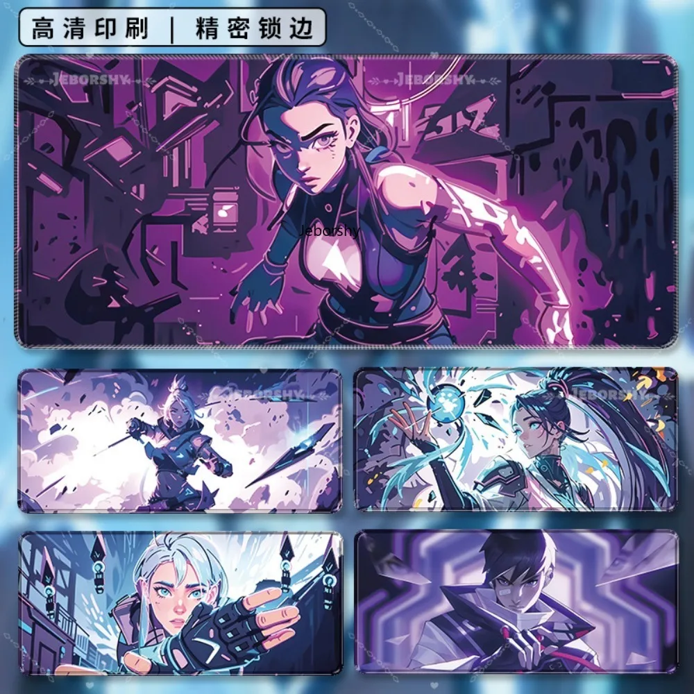 Valorant Agents Fan Art Gaming Mouse Pad Large Non-Slip Desk Mat