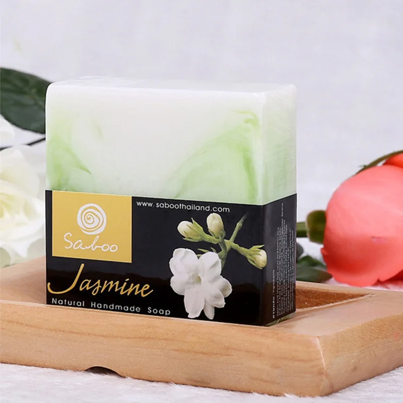 

Green Jasmine Handmade Soap Essential Oil Soap Face Soap Facial Soap Bath Soap Hand Washing Soap Oil Removing Moisturizing