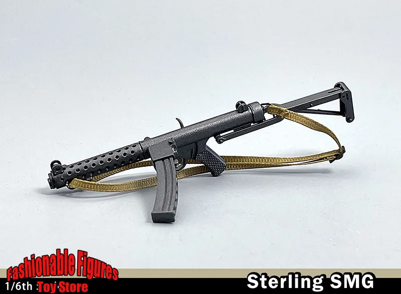 1/6 Scale Dolls Soldier Combat Weapon Stirling SMG UMP45 SMG LMG SR-25 Sniper Rifle G3 L42A1 M870 Lewis MP5K Fit 12Inch Model