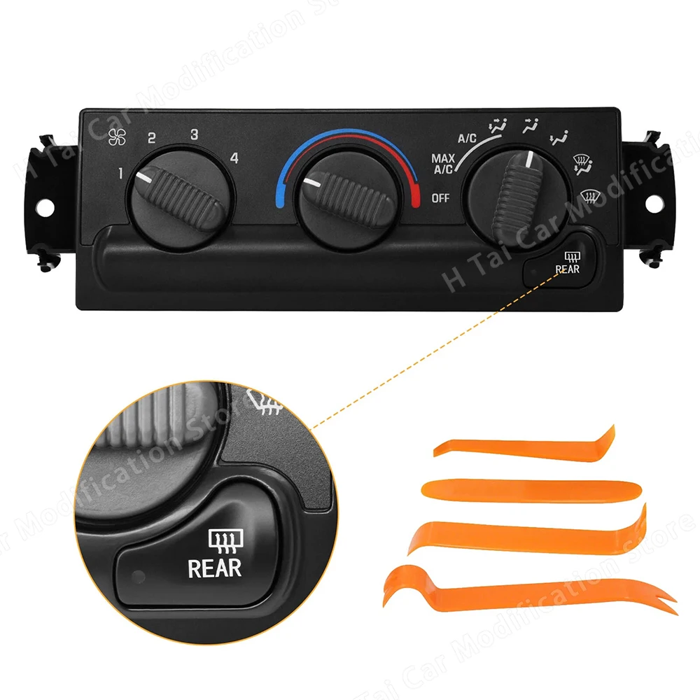 599-261 AC Heater Climate Control Switch For Chevy Blazer GMC Jimmy 1998-2005 Car Air Conditioning Parts Air Conditioning Heater