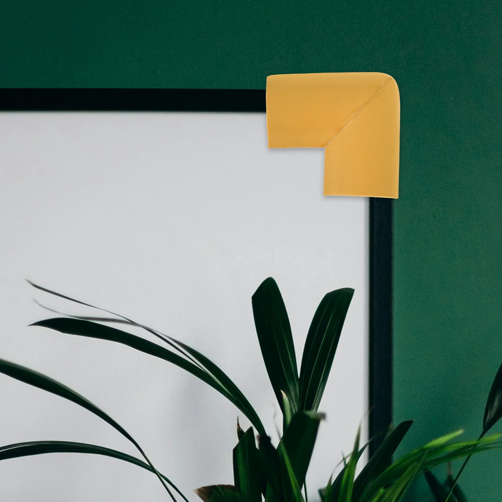 24 قطعة من واقيات زوايا الرغوة حافة التعبئة والتغليف البني NBR امتصاص الصدمات الفنية إطار الصورة الحرس سهلة التركيب