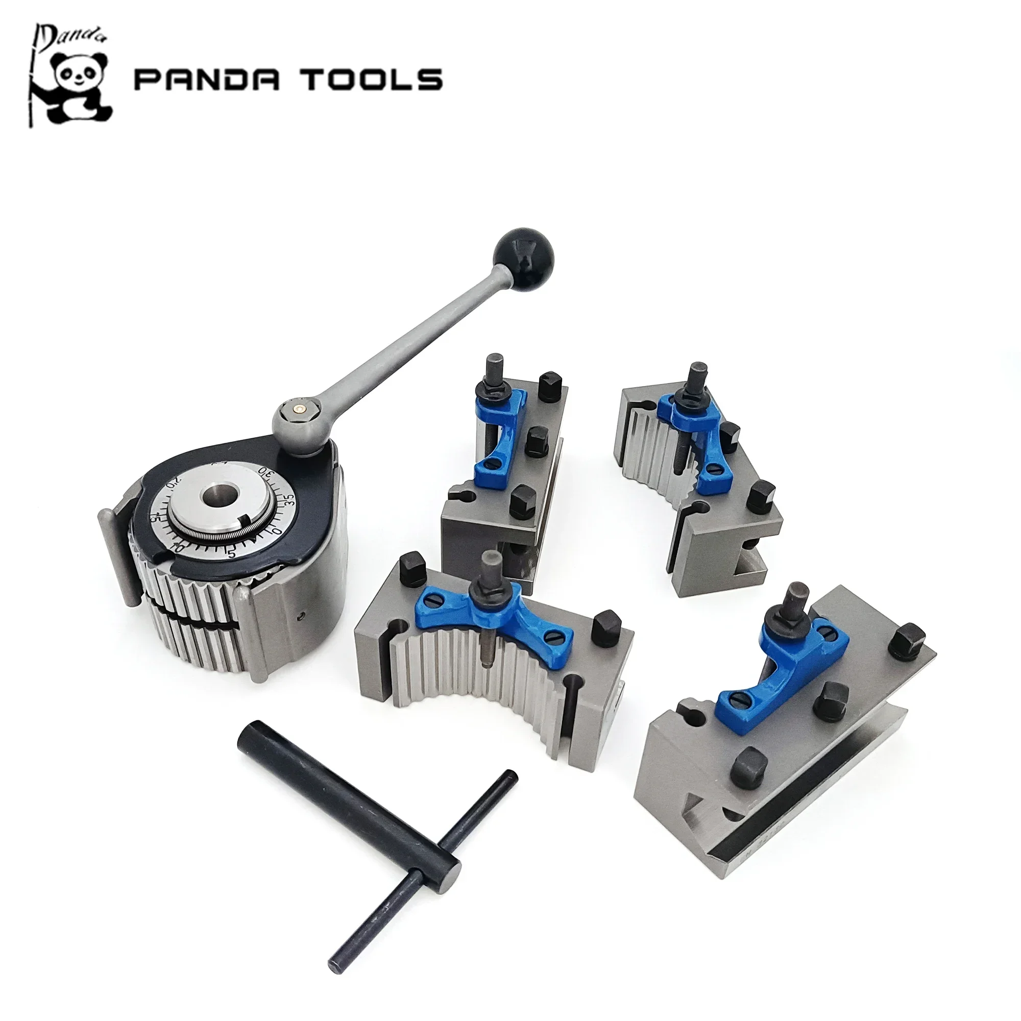 Panda Tools High Quality Quick Change Tool Post and Piston Type Locking Tool Post  for CNC Machine