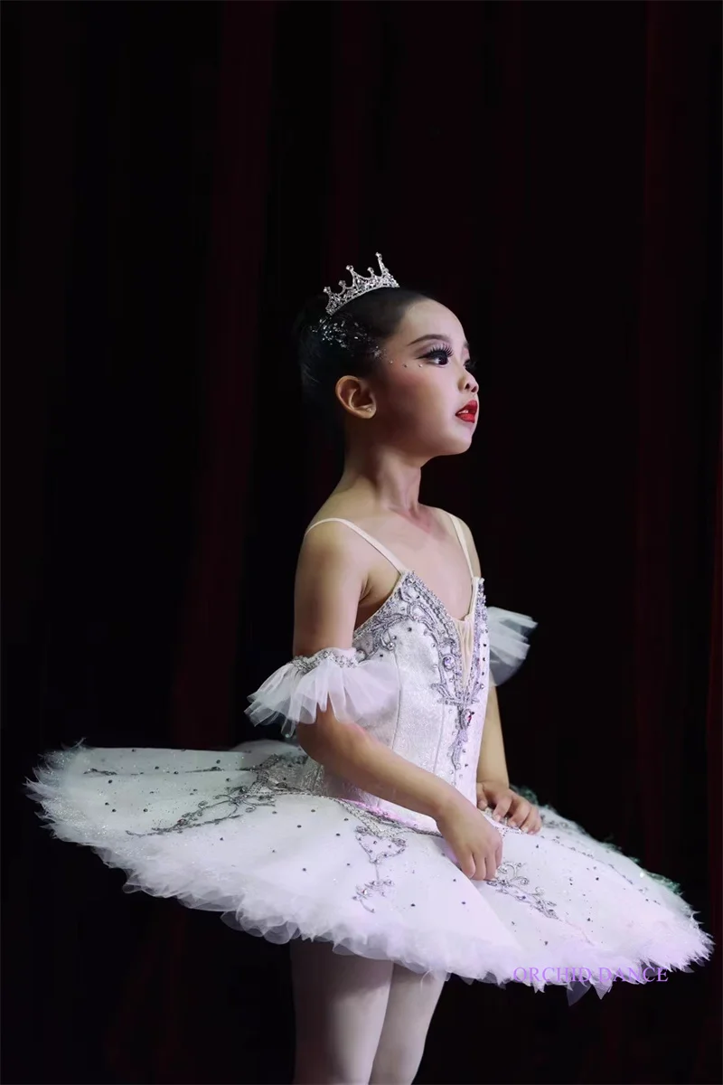 high quality fashion Unique Design Kids Girls Children Women Adult Performance Wear white Ballet Tutu Costumes