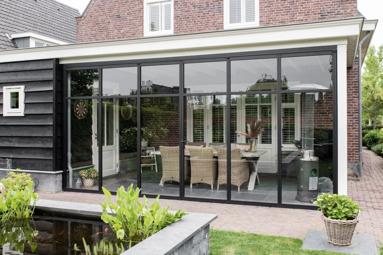 Dn Aluminium Deur Patio Accordeon Deur Balkon Schuifglas Bifold Vouwdeuren Custom Kleur Aluminium Profiel