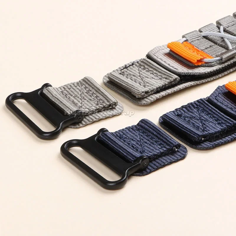 Ремешок нейлоновый спортивный для наручных часов, ТОЛСТЫЙ цветной сменный браслет для мужчин и женщин, аксессуары для часов, 20 мм 22 мм