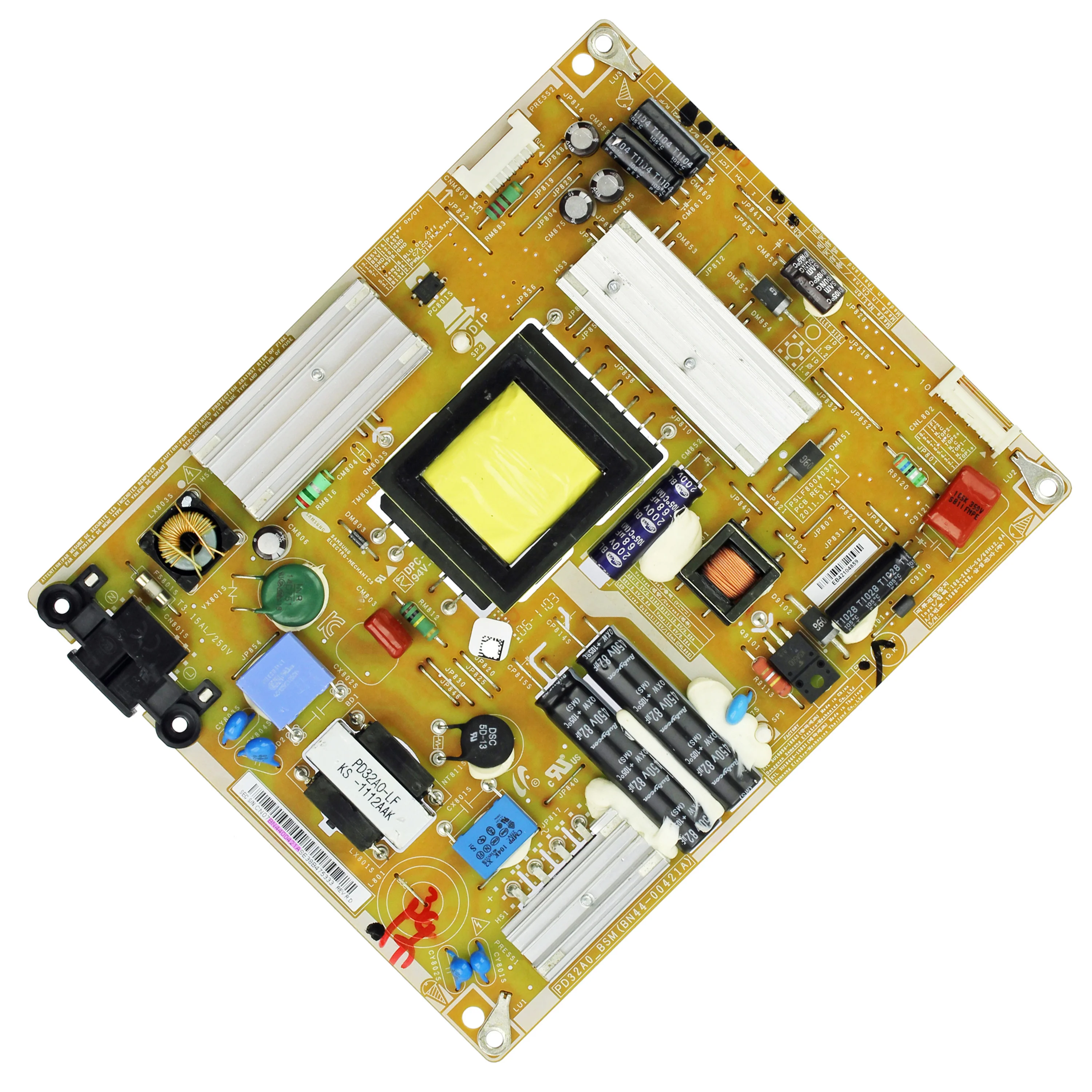 New BN44-00421A PSLF800A03A PD32A0_BSM Power Supply Board is for 32 Inch TV UN32D4000NDXZP UN32D4000 UA32D4000 Supply Parts