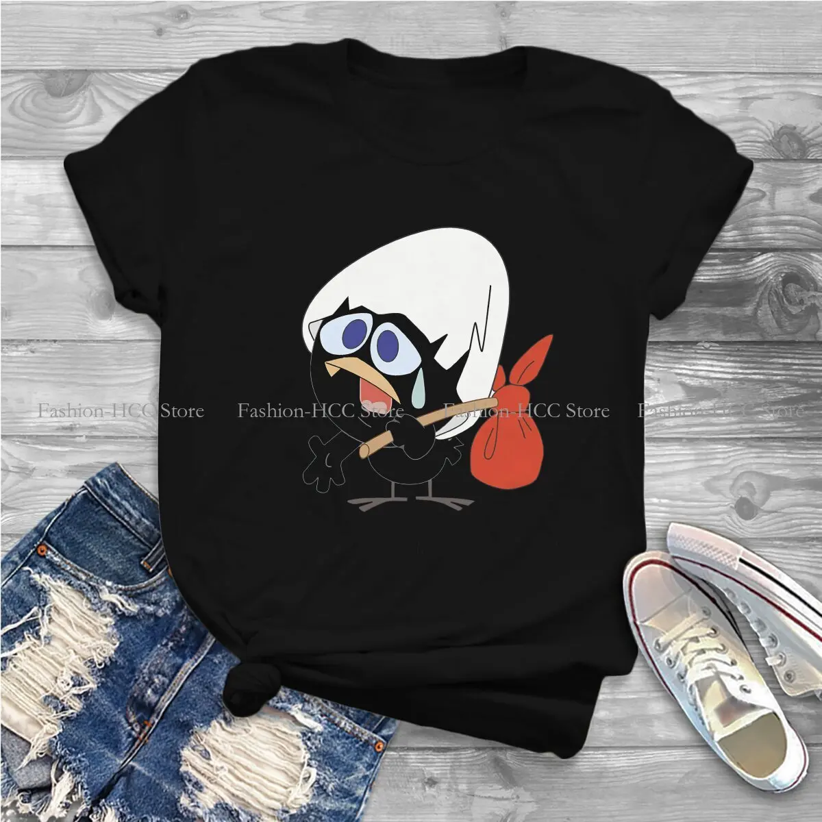 Classic Unique Polyester TShirt Calimero Cartoon Comfortable Creative Graphic T Shirt Short Sleeve