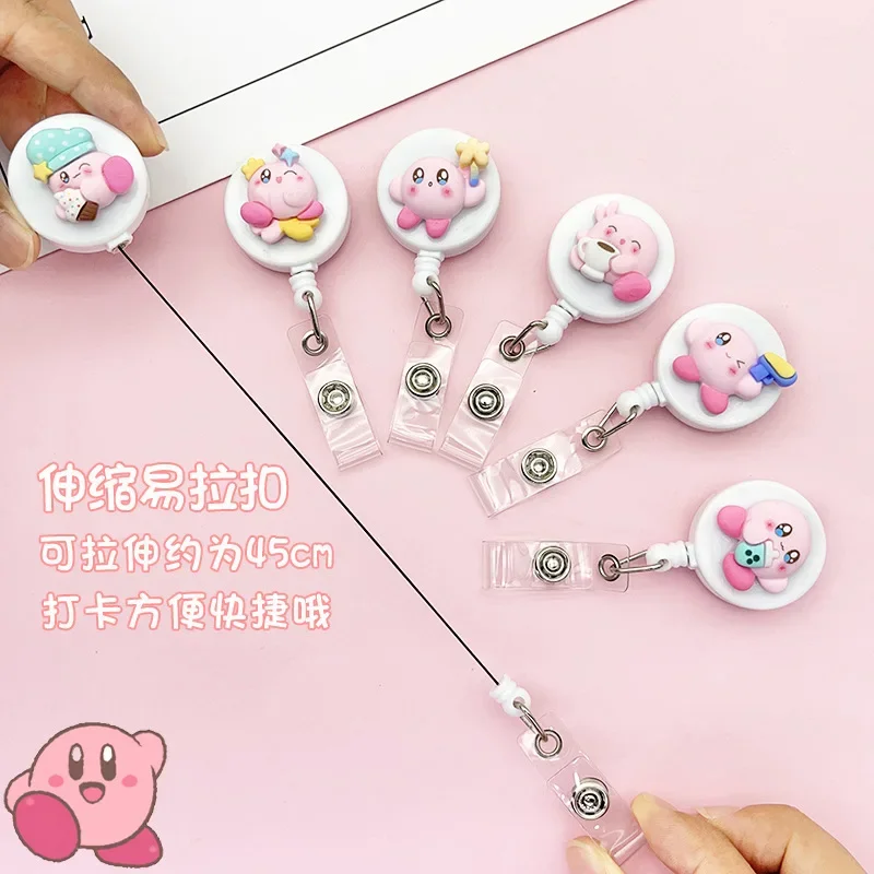 Student Nurse Chest Badge Reel ID Lanyard Name Tag Cute Cartoon Retractable Clip Easy Pull Buckle Access Keychain DIY Pendant