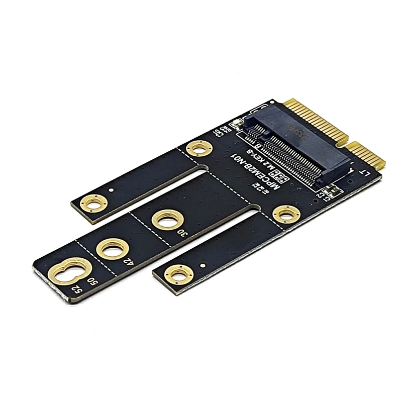 Konwerter Mini PCIe na NGFF M.2 Key B Bezprzewodowa karta przedłużająca Wifi Ethernet Adapter sieciowy Moduł kompatybilny z Bluetooth M2 na mPCIE