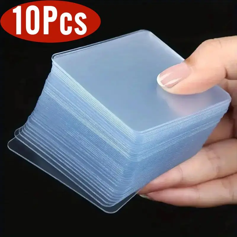 Cinta adhesiva mágica Nano de alta viscosidad, transparente, lavable, reutilizable, de doble cara, extraíble, sin dejar rastro, 10 piezas