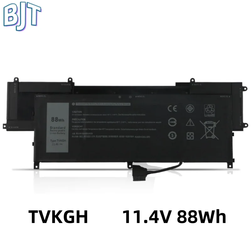 

11.4V 88Wh 9Cell TVKGH Laptop Battery For DELL Latitude 9510 2-in-1 N7HT0 N7HTO 08NFC7 0HYMNG 089GNG 10R94 PKW00 VM71K YMX3G New