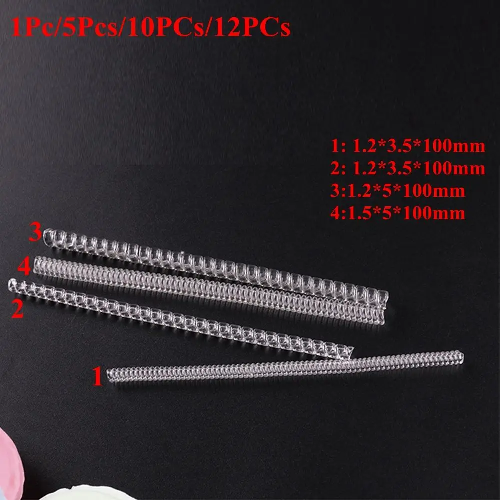 1Pc/5Pcs/10Pcs/12Pcs New Spiral Invisible Ring Size Adjuster Tightener Reducer Resizing Tools Shell Hard Guard