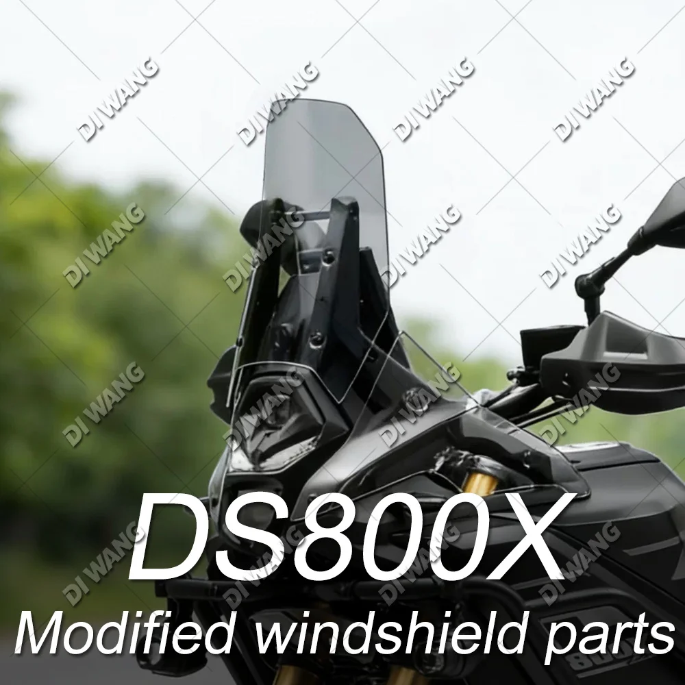 Motorcycle Clear View Heightened Front Windscreen Wind Deflector Modified Windshield Accessories
