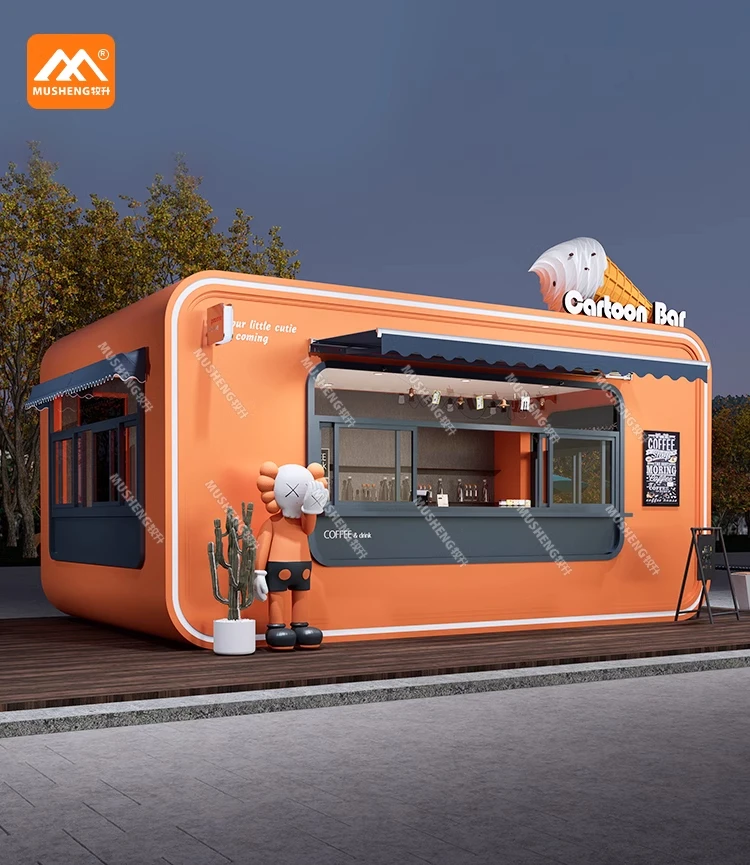 Outdoor space capsule, mobile house, kiosk, coffee shop, snack kiosk, scenic spot, retail shop, container commercial street