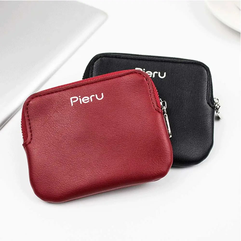 Girls Fashion PU Leather Key wallets Gift Mini Small Money Bag Zipper Card Holders Card Pouch Women Coin purse